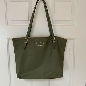 Like New kate spade maya tote in Olive green